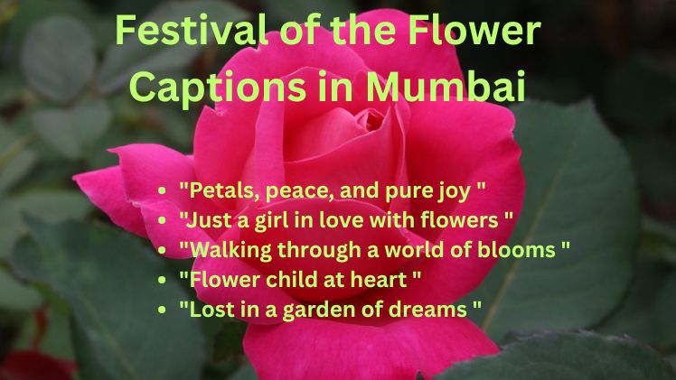 Festival of the Flower Captions in Mumbai